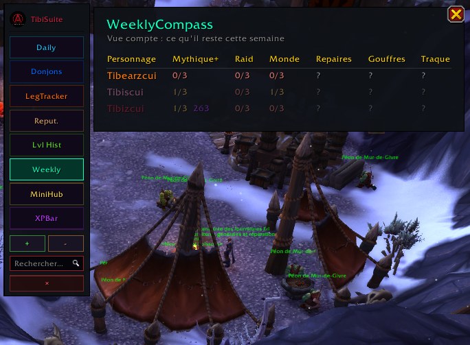 Screenshot WeeklyCompass